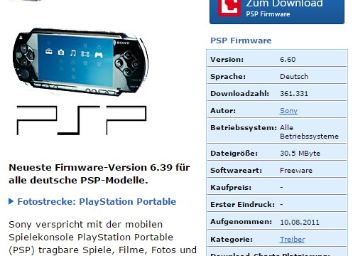 how to install psp firmware 6.60 from pc